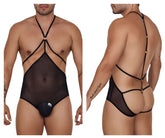 CandyMan 99662 Tüll-Bodysuit Farbe Schwarz